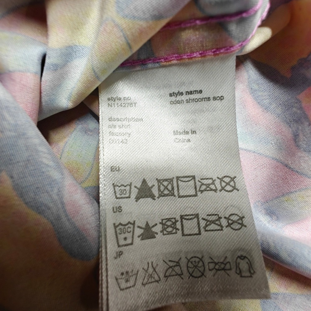 WeSC Unisex Odens Shrooms Trip Sm & LG Couple AOP Print Shirt Psychedelic Lot - Picture 12 of 13